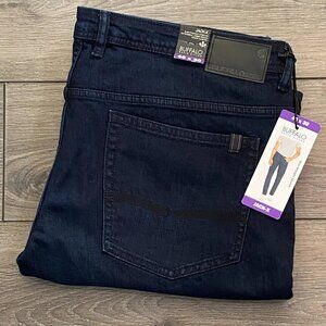 Buffalo David Bitton Jack-X Jeans Mens 40 x 30 Slim Fit Straight Dark Wash Denim